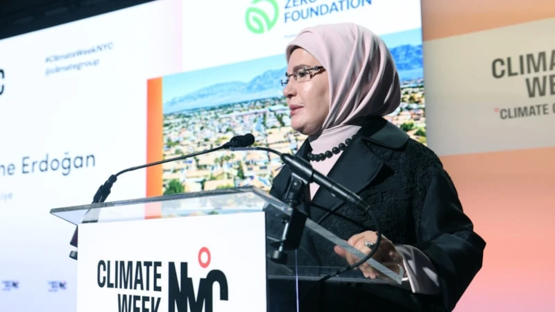 Emine Erdoğan, New York İklim Haftası Açılışında Konuştu