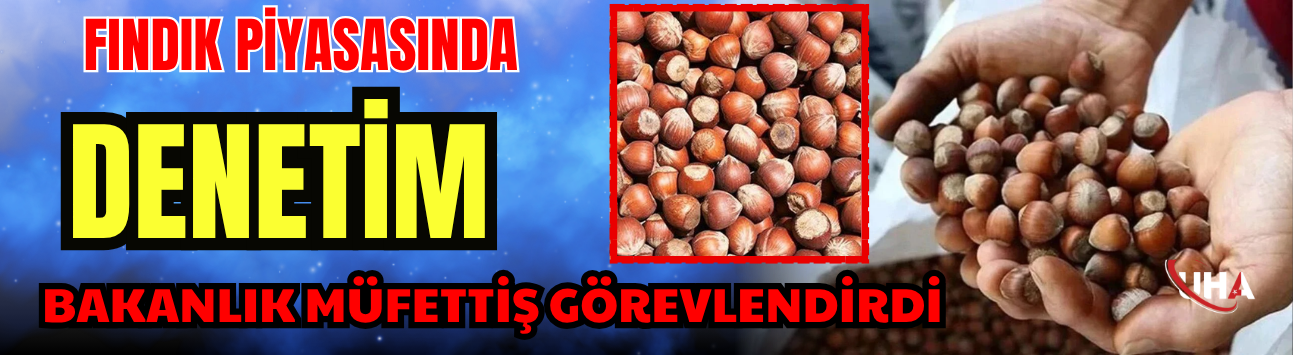 Ticaret Bakanlığı'ndan Fındık Piyasasına İnceleme: 2 İle Müfettiş Görevlendirildi