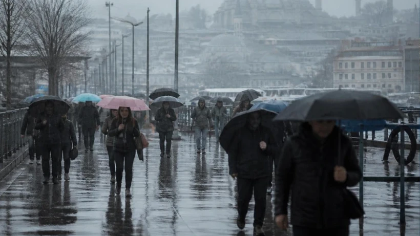 İBB AKOM'dan İstanbul İçin Kritik Uyarı: Sıcaklıklar 8 Derece Düşüyor, Sağanak Geliyor