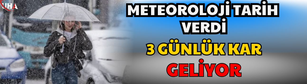 Cuma Başlıyor, Pazar Bitiyor: 3 Günlük Kar Yağışı Uyarısı