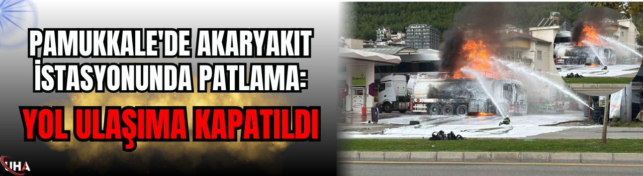 Tanker Alev Alev Yandı: Yol Ulaşıma Kapatıldı