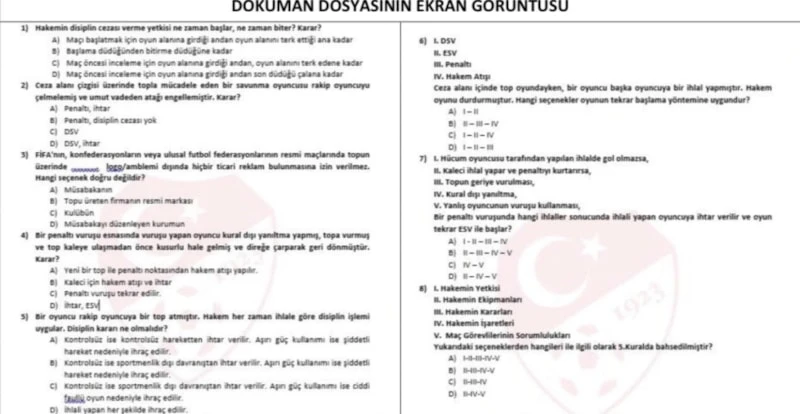 Sinav Sorulari