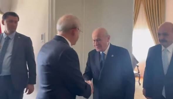 Tbmm'de Devlet Bahçeli Kemal Kılıçdaroğlu Görüşmesi