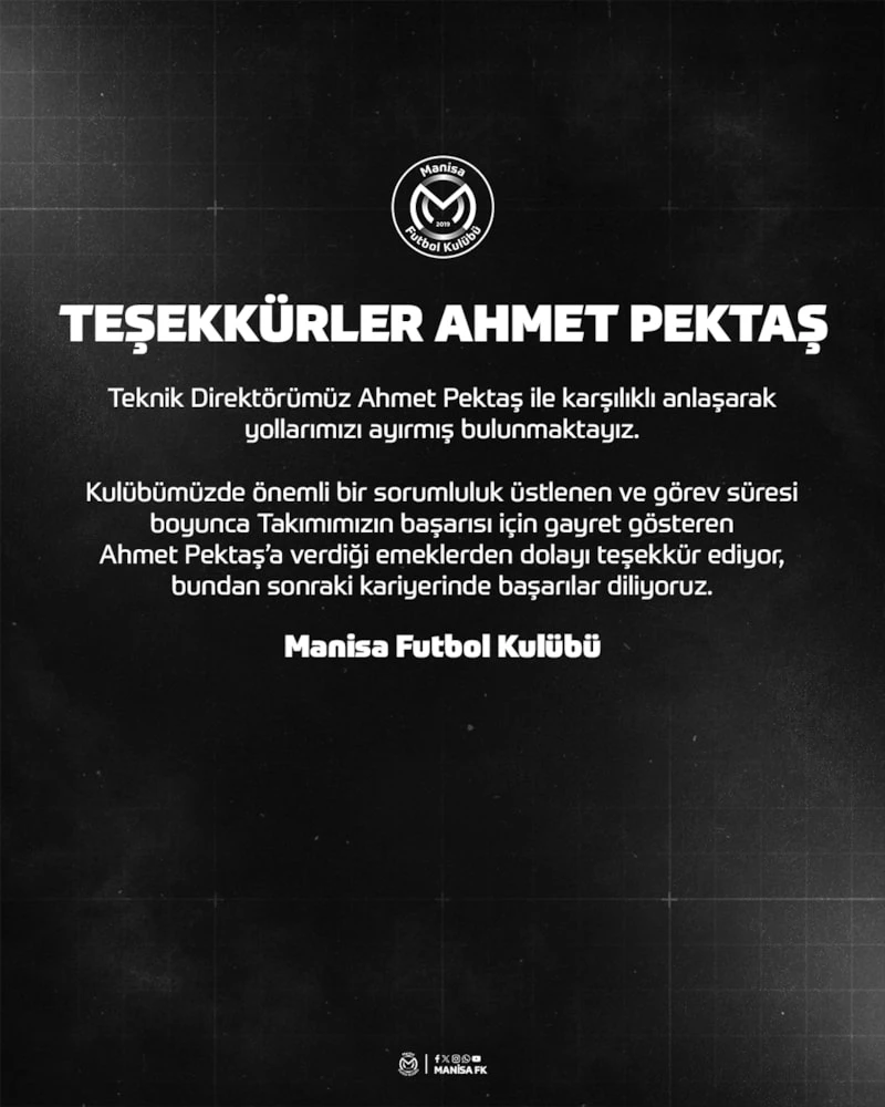 Teknik Direktör Ahmet Pektaş